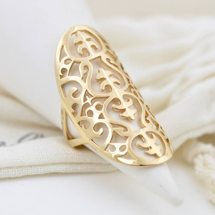 Fleur de Gold Ring