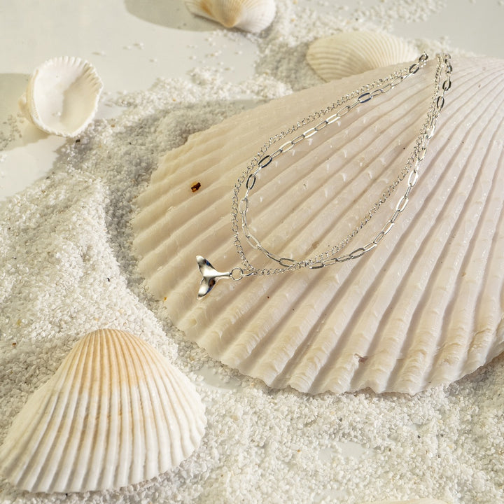 Double Strand Whale Tail Anklet