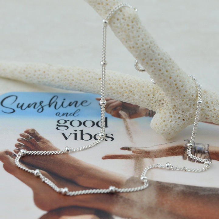 Dainty Ball and Chain Anklet