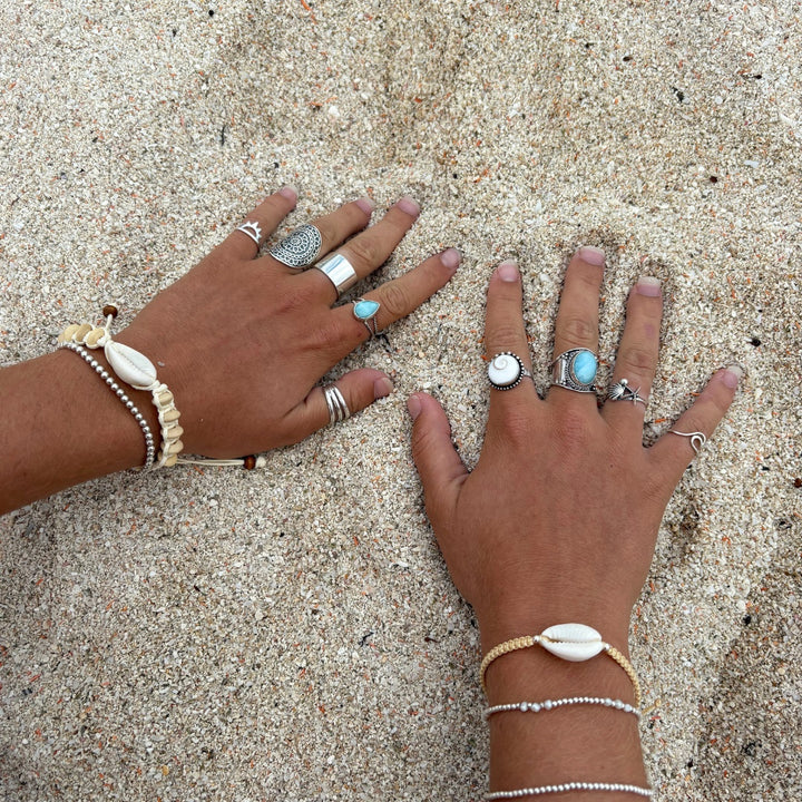 Rings - Polished Sterling Silver Wide Band Ring