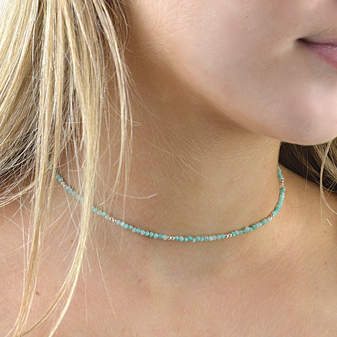 Amazonite choker deals