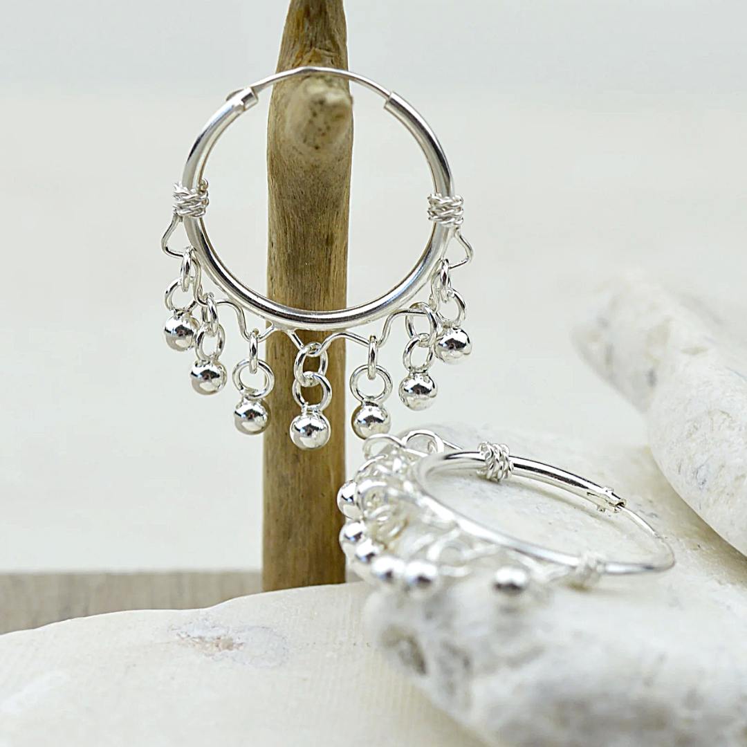 Forever Gypsy Hoops Vanilla Shore
