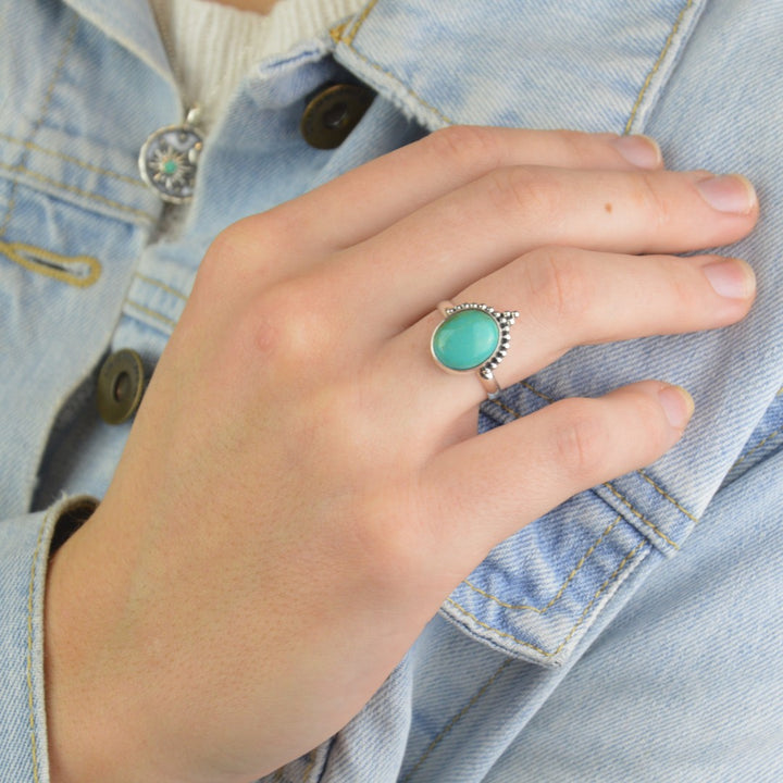 Rings - Boho Breeze Turquoise Ring