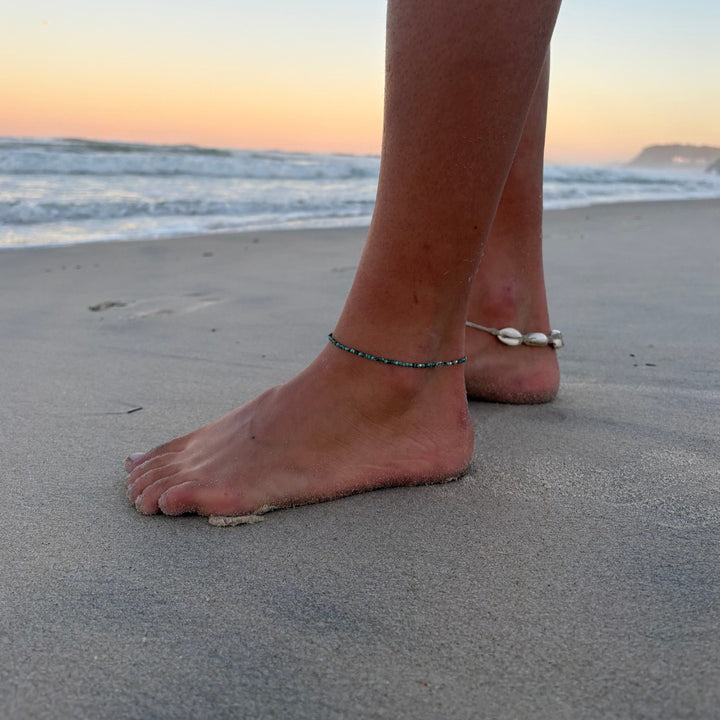 Anklets - African Turquoise Tree Of Life Anklet