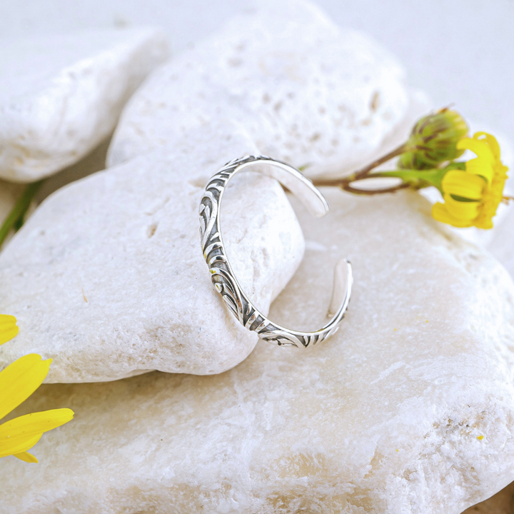 Swirl Toe Ring