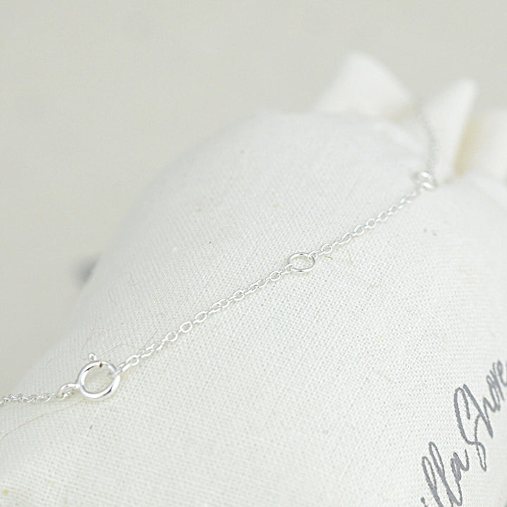Azure Hamsa Anklet