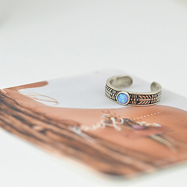 Azure Toe Ring