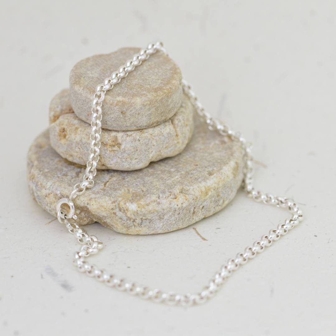Chunky chain best sale anklet silver