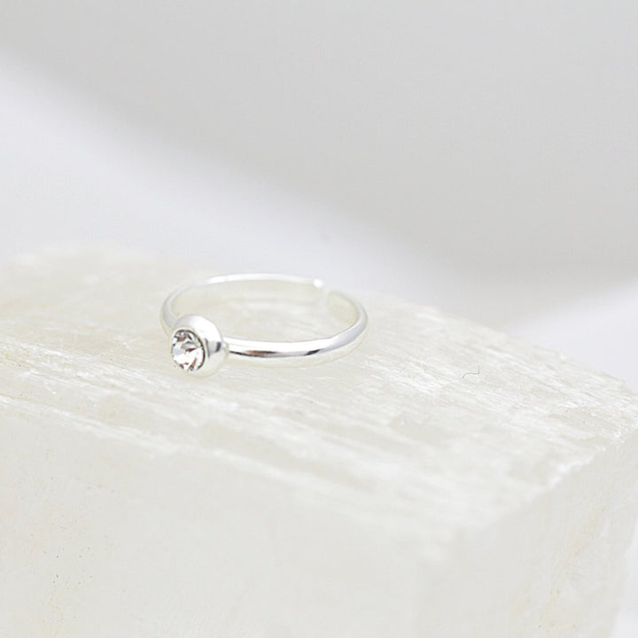 Single Sparkle Toe Ring