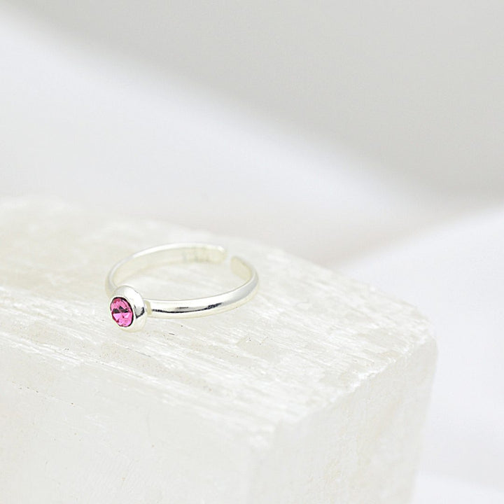 Single Sparkle Toe Ring