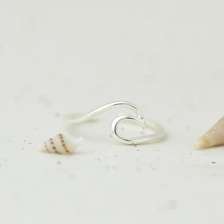 Wave Toe Ring