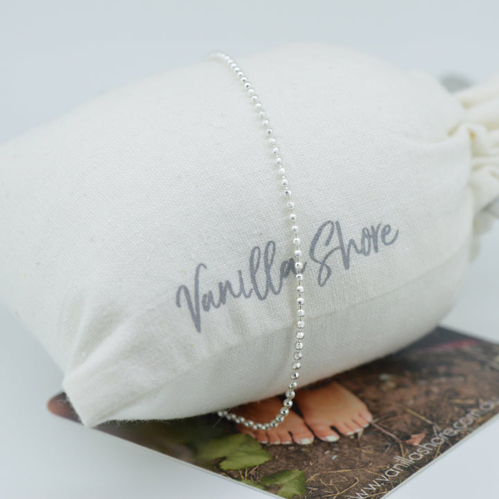 Dainty Ball Chain Anklet