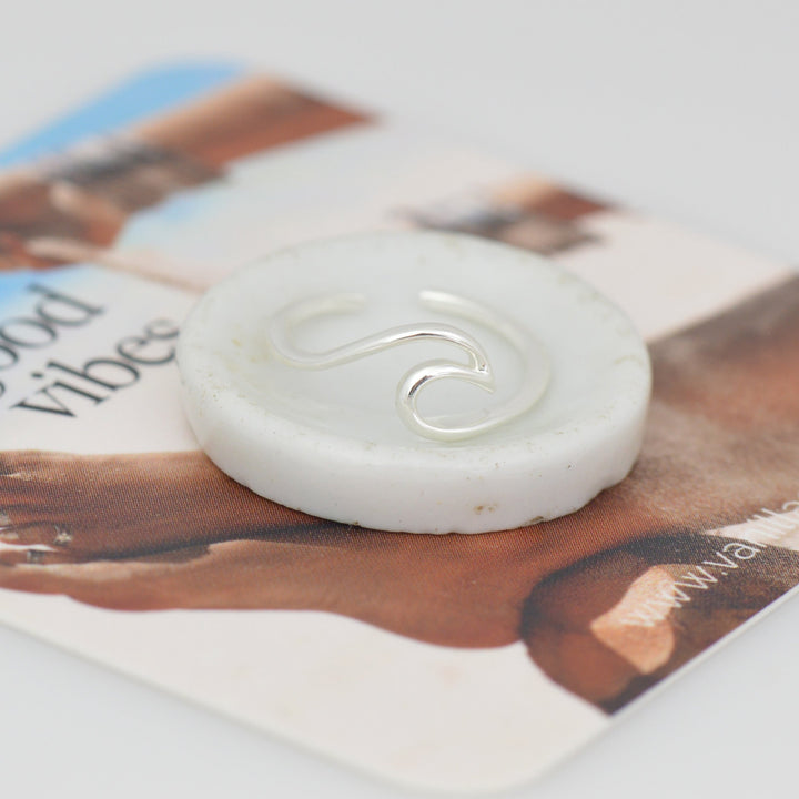 Wave Toe Ring