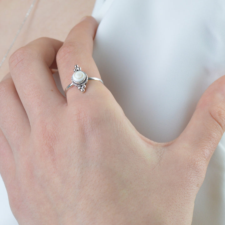 Bohemian Shiva Shell Ring