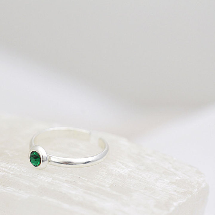 Single Sparkle Toe Ring