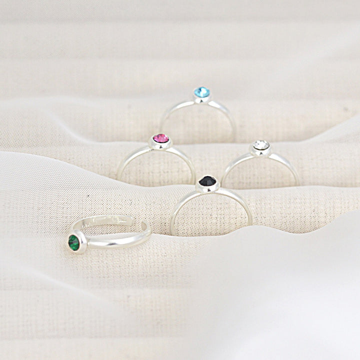 Single Sparkle Toe Ring