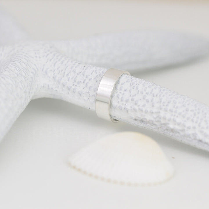 Minimalist Wide Band Toe Ring