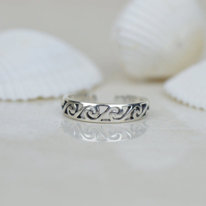 Toe Rings - Waves In Motion Toe Ring