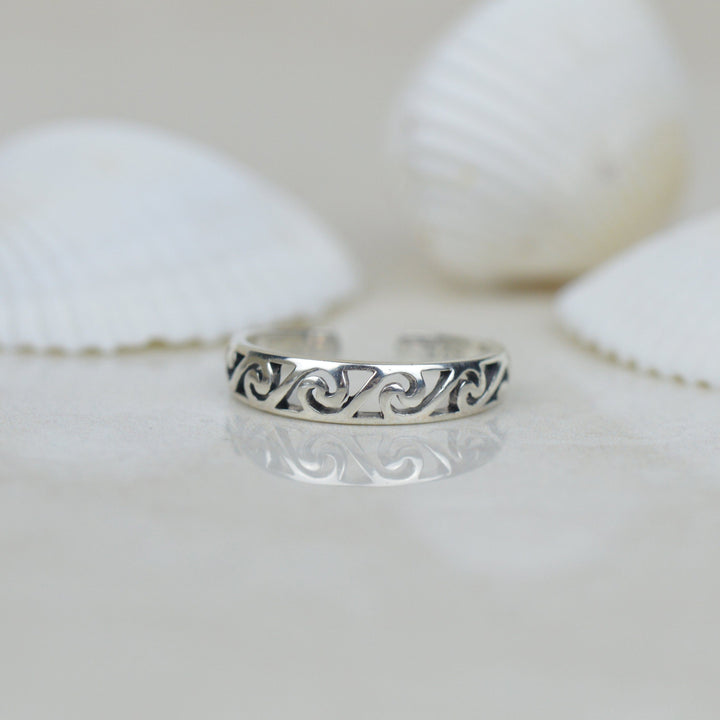 Toe Rings - Waves In Motion Toe Ring
