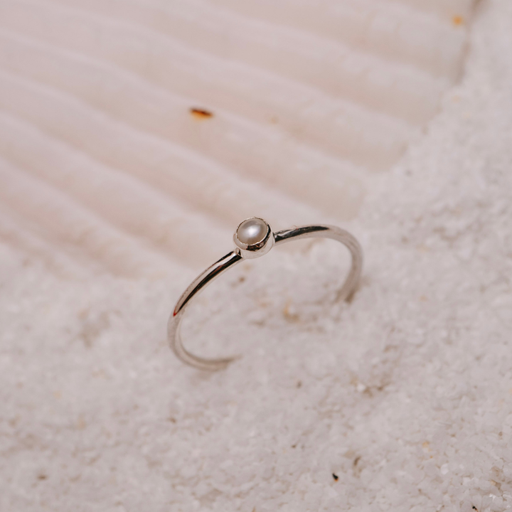 Tiny Treasure Pearl Ring