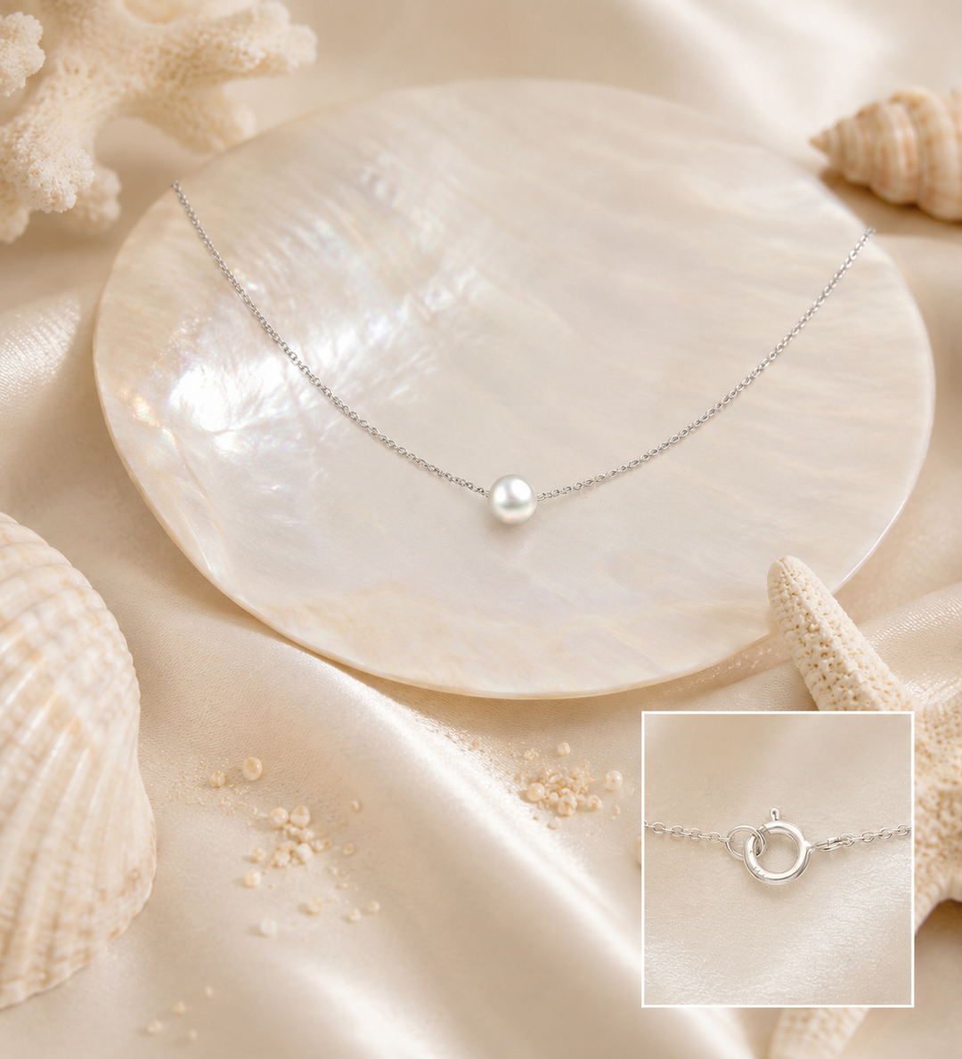 Necklaces - Pearl Choker