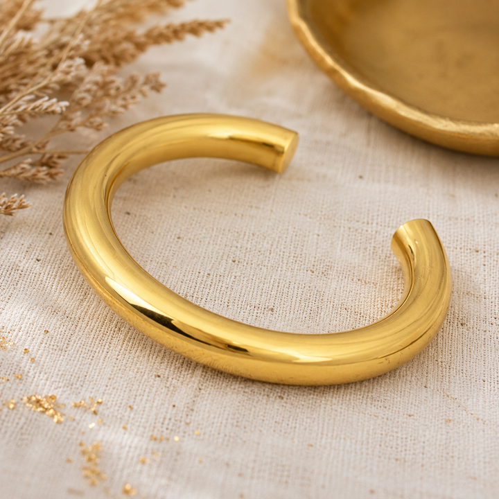 Bracelets - Chunky waterproof Gold Bracelet