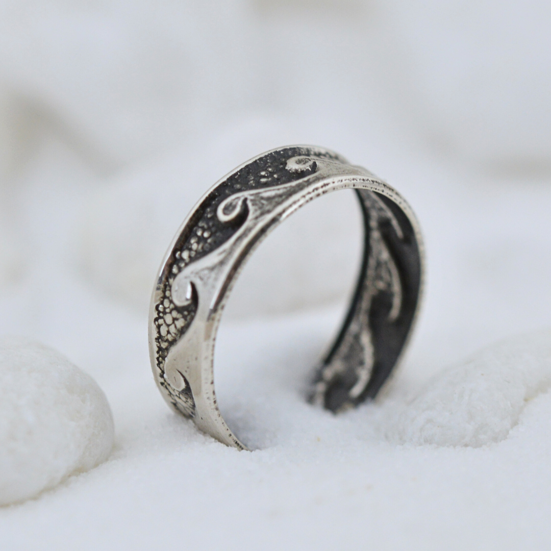 Rolling Tide Toe Ring