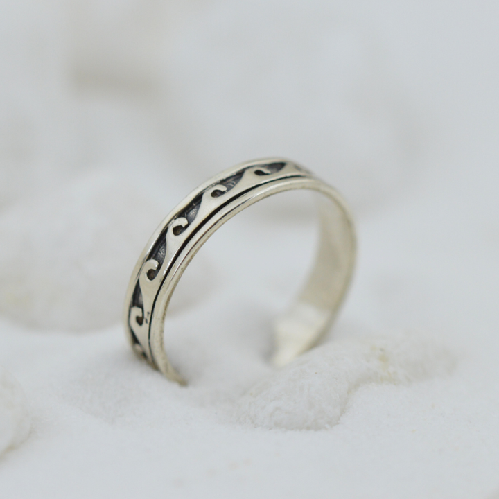 Toe rings - Wave toe ring