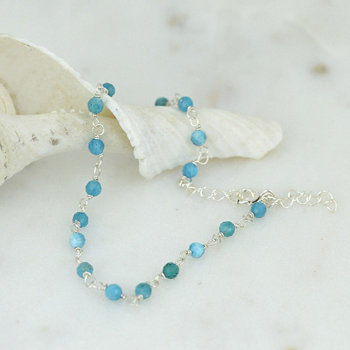 Blue Apatite Bracelet