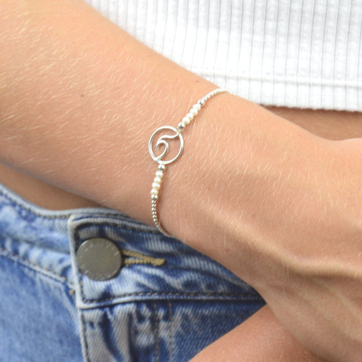 Ocean Serenity Pearl Bracelet