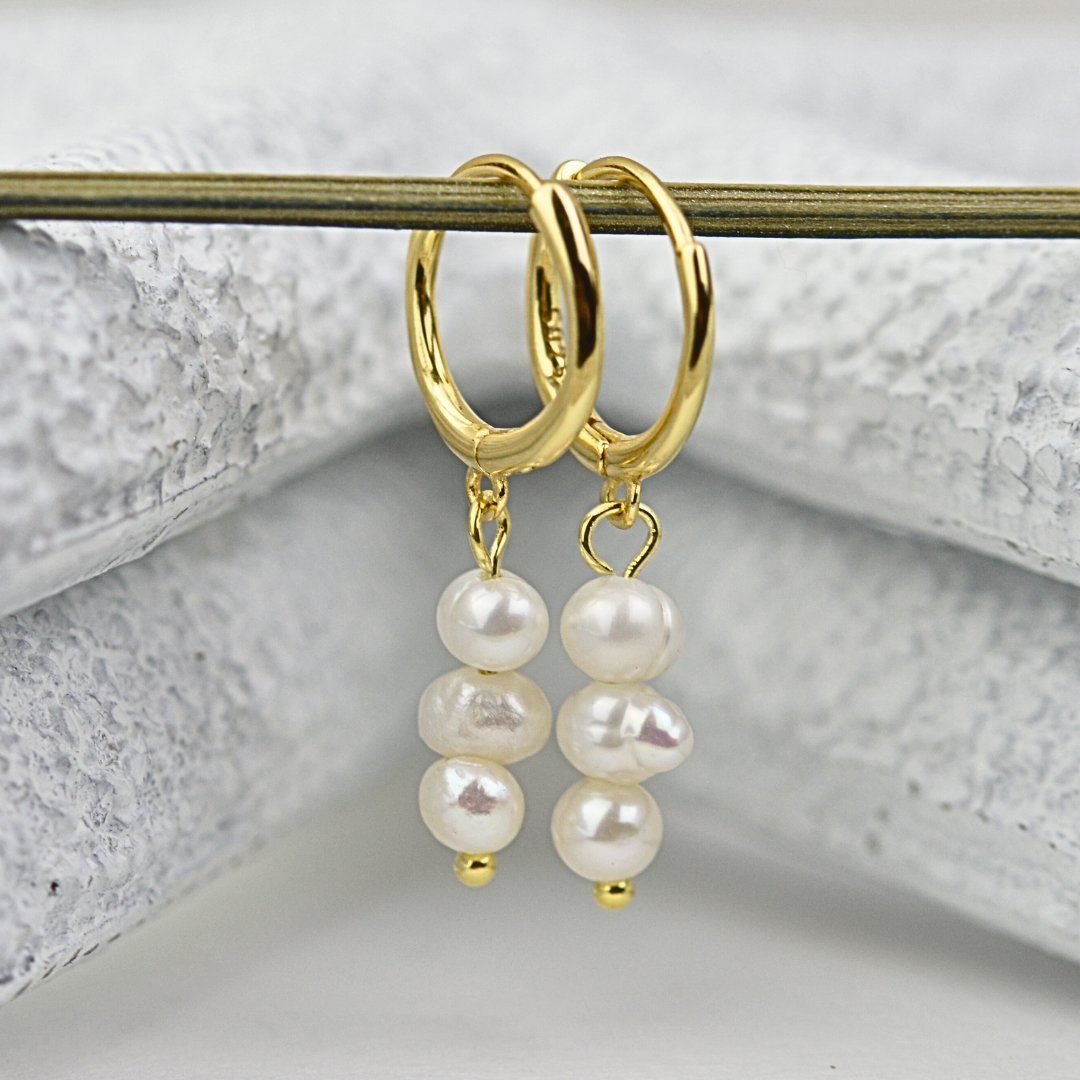 Gold Pearl Tier Huggies