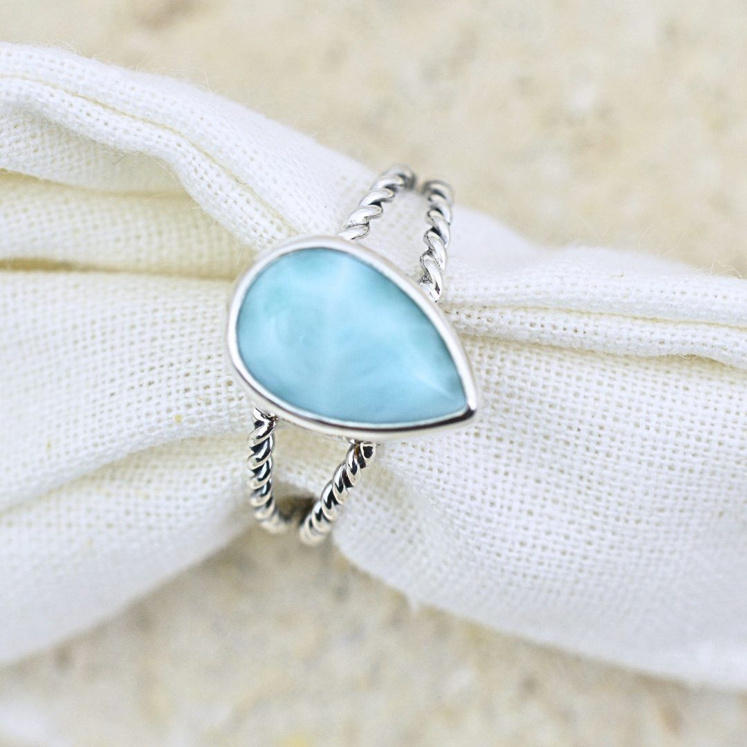 Seabound Larimar Ring