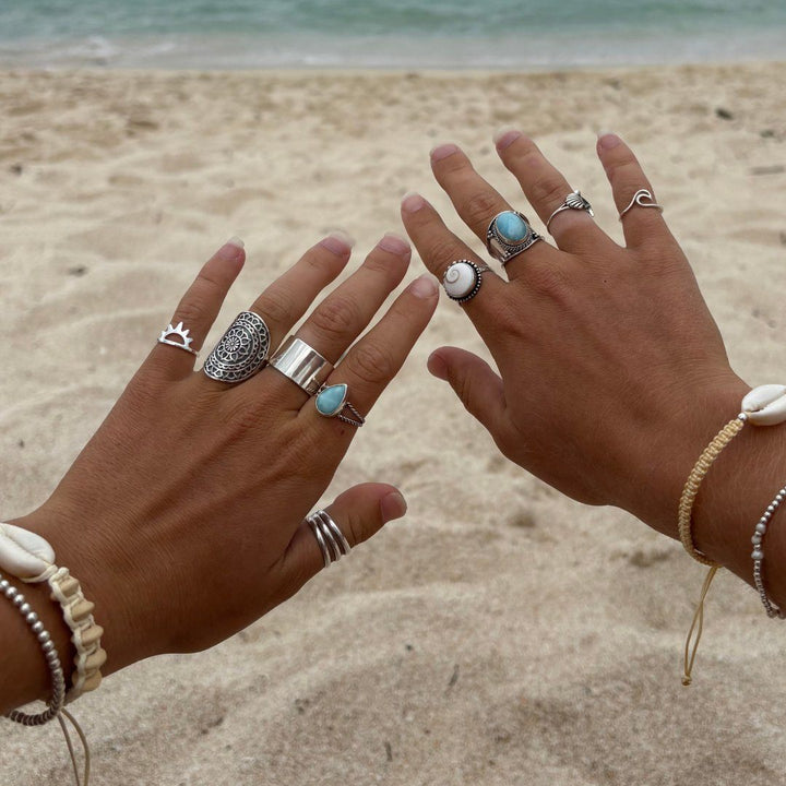 Seabound Larimar Ring