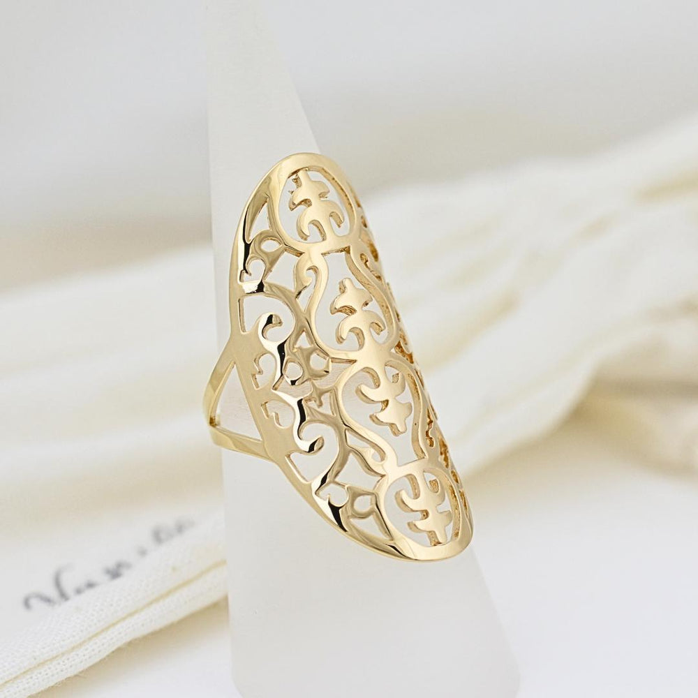 rings - Gold Filigree ring