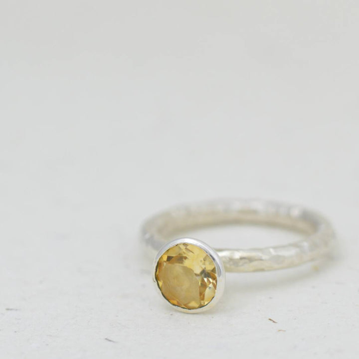 Artisan's Citrine Ring