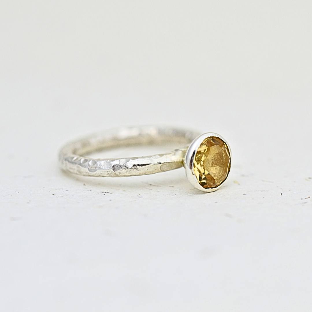 Artisan's Citrine Ring