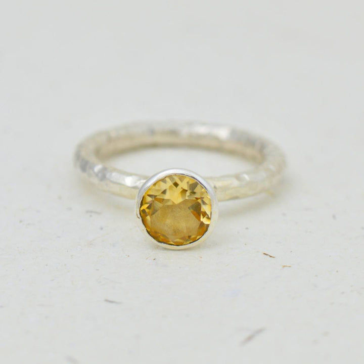 Artisan's Citrine Ring