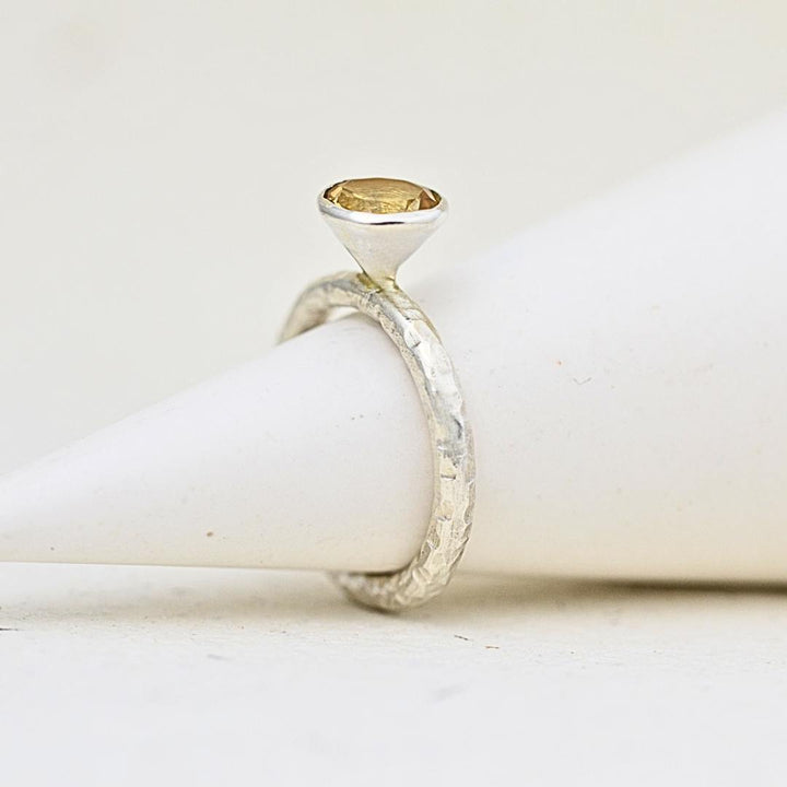 Artisan's Citrine Ring