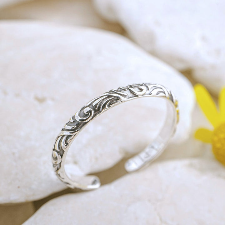 Swirl Toe Ring