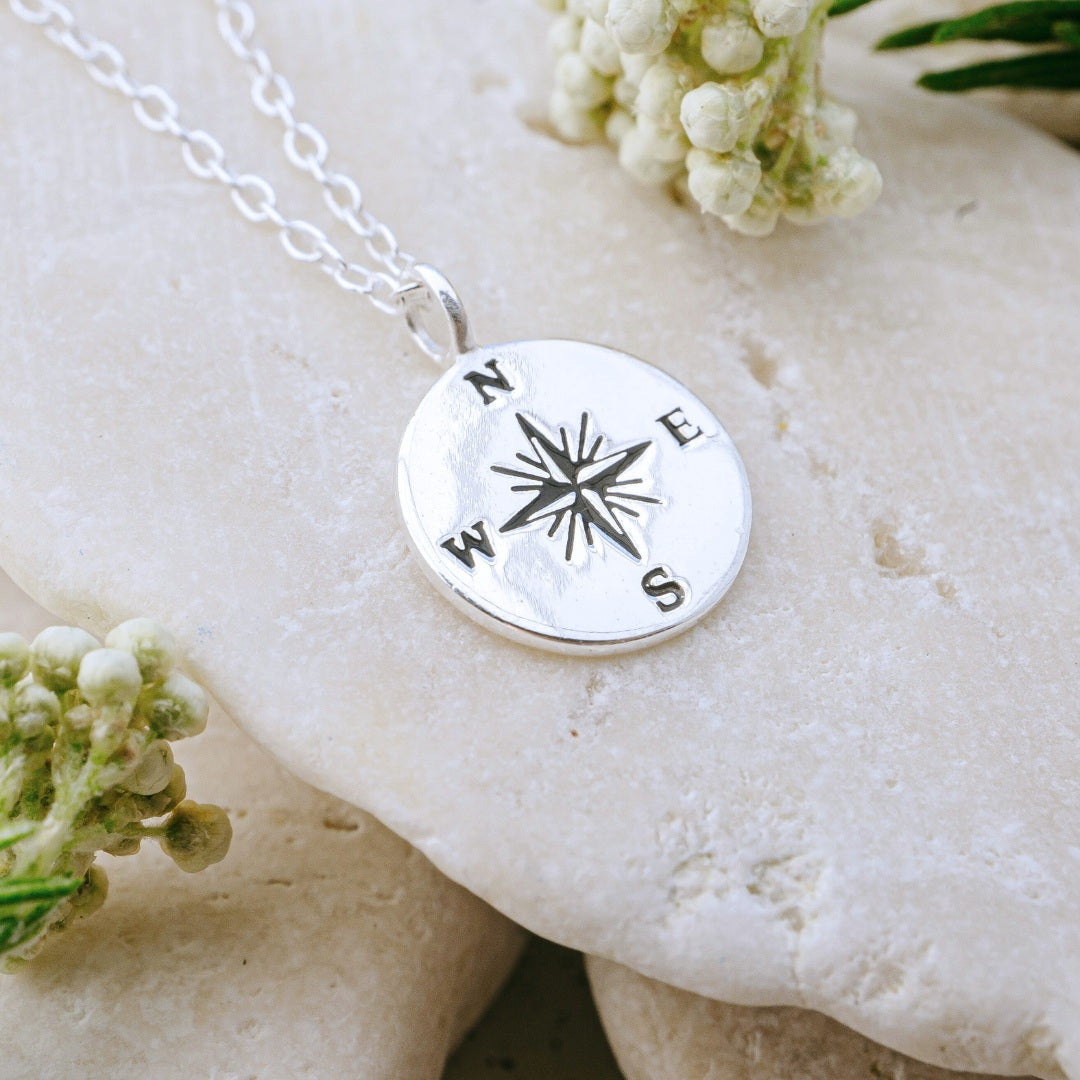 Dainty Compass Necklace