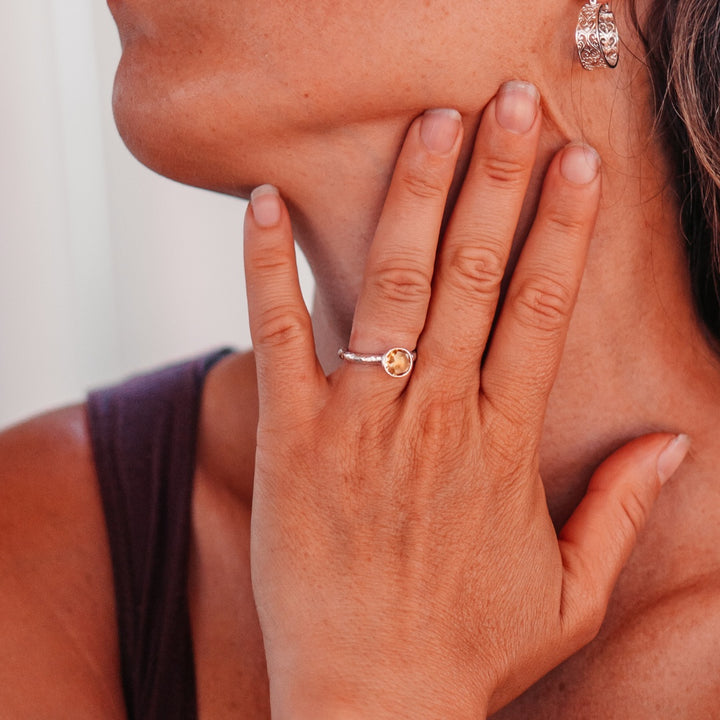 Artisan's Citrine Ring