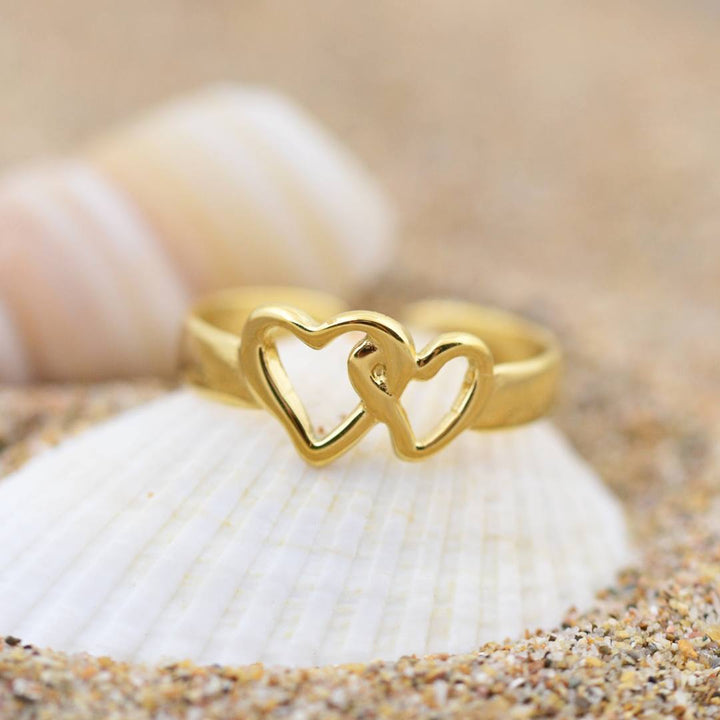 Waterproof Gold Toe Ring Bundle