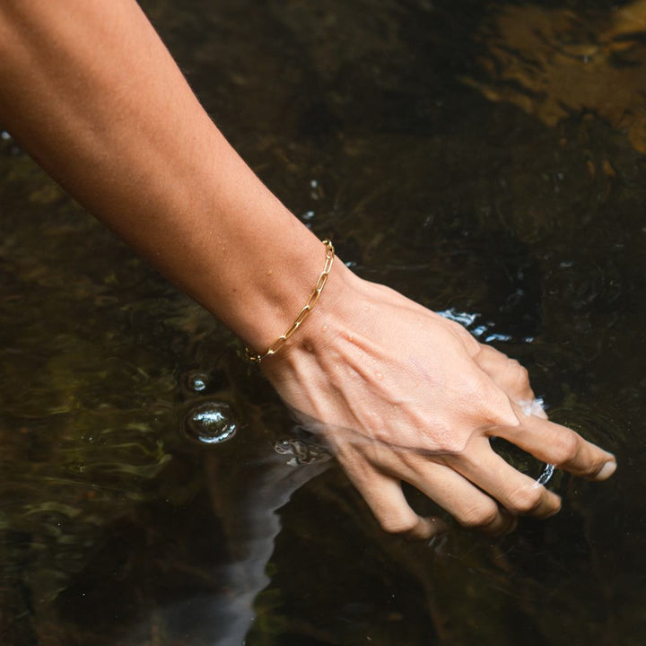 Golden Toggle Bracelet
