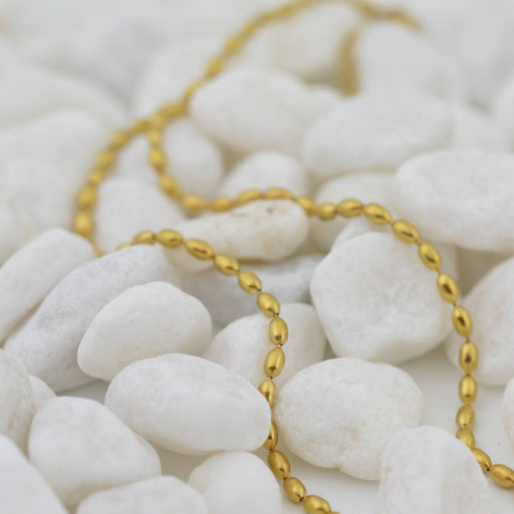 Sunlit Seed Necklace