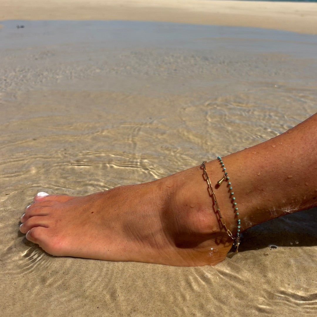 Golden Link Anklet