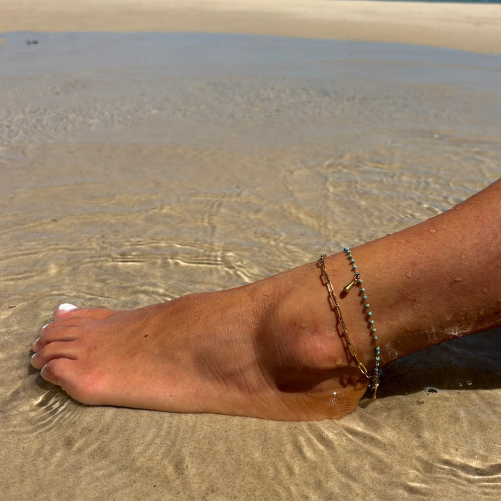 Golden Link Anklet