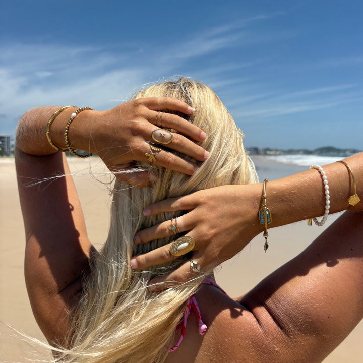 Golden Sands Pearl Bracelet