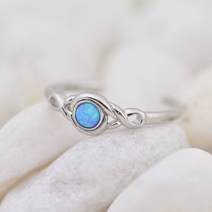 Azure Tide Toe Ring