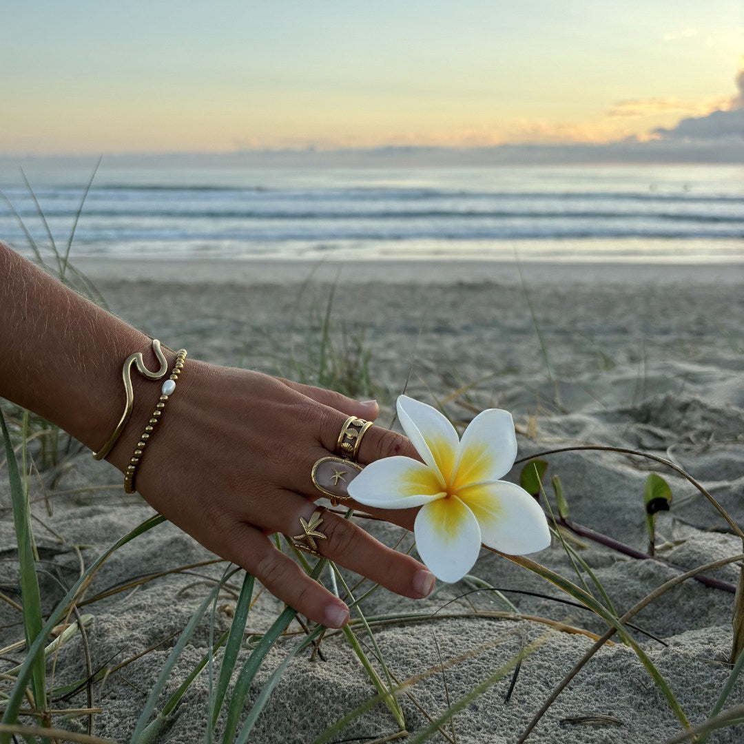 Golden Wave Cuff