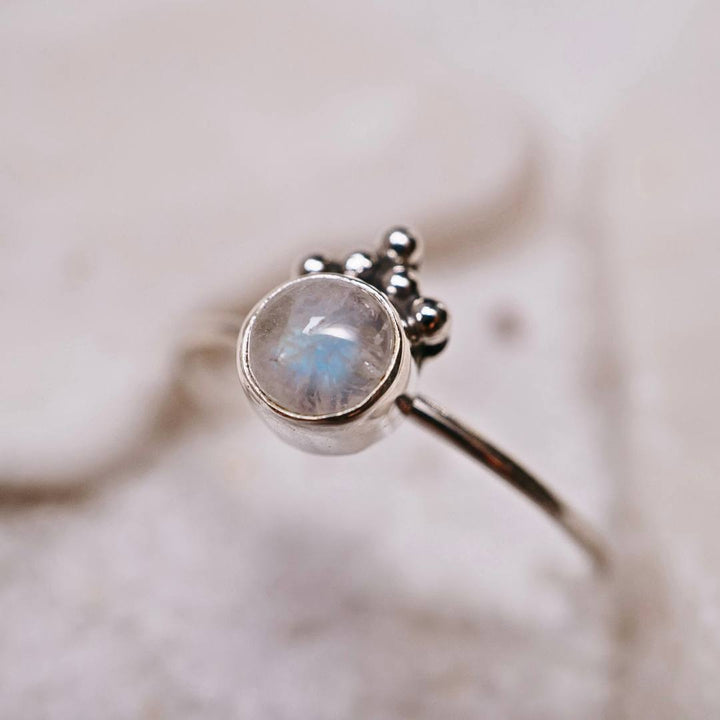 Dainty Moonstone Ring